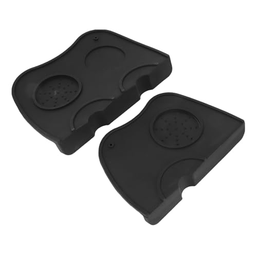 Jectse 2pcs Silicone Kaffeestamperfeindliche Matte Nicht Leichter zu Reinigen Tampierkissen für Küchenbar, Stilvolle Kaffee Matte für Home Baristas von Jectse