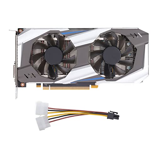 Jectse 3 GB Grafikkarte, DDR5 192 Bit Gaming-Grafikkarte mit Zwei Lüftern, DP HD DVI PCI Express 3.0 16X Computer-Grafikkarte für Gaming-PC (GTX1060 3 GB) von Jectse