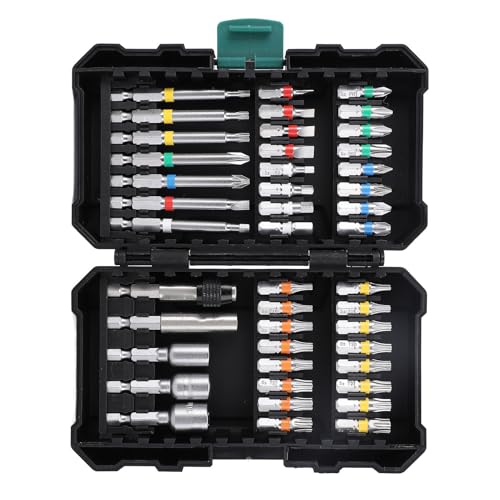 Jectse 44pcs Impact Driver Bit Set, Legierstahl -Hex -Stern -Crossing -Sl Pz mit Nuss -Treibern, Komplette Set Kompatibel mit 1/4in -Universal -Chucks, Bitgip Enthalten Jectse 44pcs Impact Driver Bit Set, Legierstahl -Hex -Stern -Crossing -Sl Pz mit Nuss -Treibern, Komplette Set Kompatibel mit 1/4in -Universal -Chucks, Bitgip Enthalten von Jectse