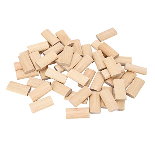 Jectse 50 Stück 10 X 50 Mm Holzdübelstopper, ZapfeeinfÜHrblock aus Massivem Buchenholz, Flach und Schlank, Säubere Oberfläche, Möbelsple Jectse 50 Stück 10 X 50 Mm Holzdübelstopper, ZapfeeinfÜHrblock aus Massivem Buchenholz, Flach und Schlank, Säubere Oberfläche, Möbelsple von Jectse