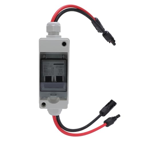 Jectse 63A Solar Panel Circleer Breaker Box mit Verbesserten Sicherheitsfunktionen für Wohnmobile, Mühelose Installation von Jectse