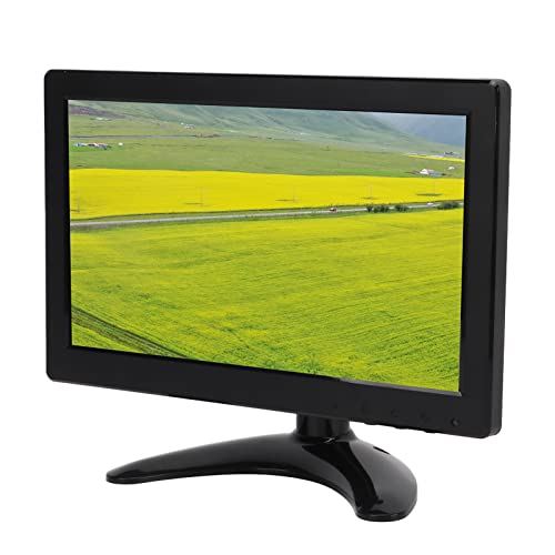 Jectse 9-Zoll-TFT-LCD-Computermonitor, tragbarer VGA-AV-HDMI-Computerbildschirm, HD-Farbspielbildschirm, unterstützt HDMI-VGA-BNC-AV-Eingang(#1) von Jectse