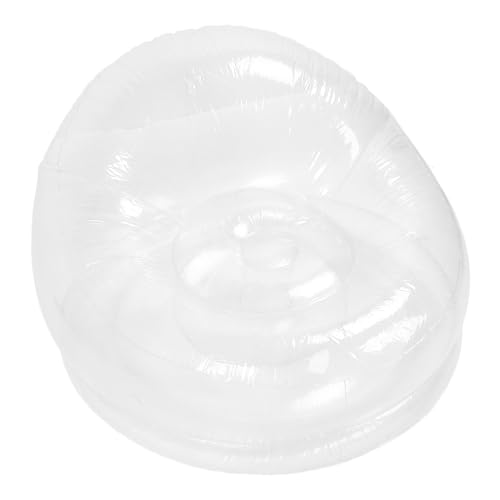 Jectse Aufblasbarer Stuhl mit Transparentem PVC -Material, Bequemer Blassitz für Wohnzimmer Im Freien Im Freien, Schlafzimmer, Garten, Camping, Schwimmbad von Jectse