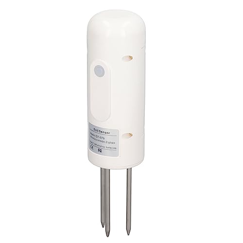 Jectse Bodenfeuchtemesser, Bodenfeuchteuberwachungssor Mit Edelstahlde, Wasserdichter IP67-Temperatur-und Feuchtigitsbodensor für Gartenarbeit, Landwirtschaftsschaft und Pflanzen Imp von Jectse