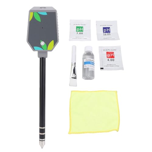 Jectse Bodenfeuchtigkeitsmesser Digitaler PH -Tester, 8 in 1 Bluetooth PH/Luftfeuchtigkeit/Luftfeuchtigkeit/Temperatur-/Helligkeitsmesser für Yinmikapp, für Gartenwasseranlagen Jectse Bodenfeuchtigkeitsmesser Digitaler PH -Tester, 8 in 1 Bluetooth PH/Luftfeuchtigkeit/Luftfeuchtigkeit/Temperatur-/Helligkeitsmesser für Yinmikapp, für Gartenwasseranlagen von Jectse