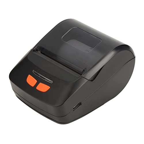 Jectse Bondrucker, 203 DPI Thermodrucker Doppeltaste für Geschäft für Restaurant (Black) von Jectse