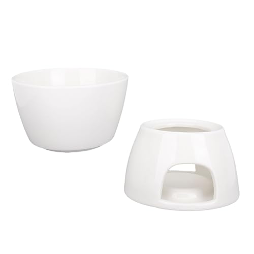 Jectse Butterkäse Fondue Maker Set Keramik Schokoladen Fondue Becher Set für Gourmet -Ess von Jectse