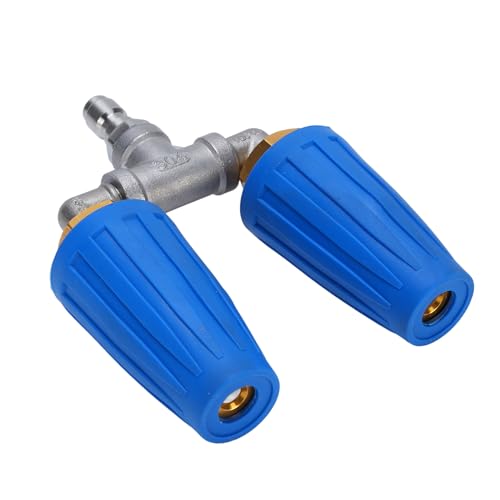 Jectse Buzzle Double Turbo Lave-up für 4000psi-Reinigungsautos in Edelstahl (Blue) von Jectse