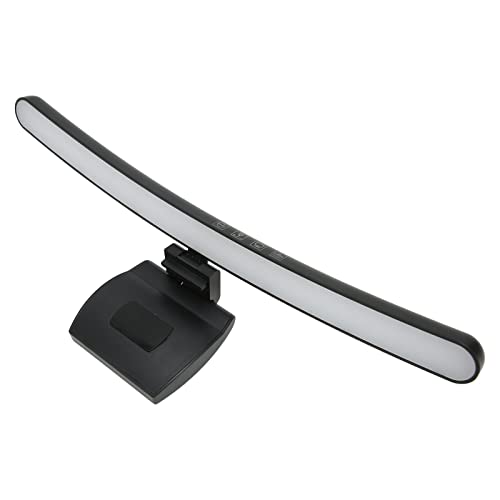 Jectse Curved Light Bar für Computerbildschirm, Curved Screen Bar Monitorlampe mit 7-Farben-RGB, Asymmetrischer Optischer Touch-Dimmbildschirm, Augenschonende Monitorlampe, Platz von Jectse