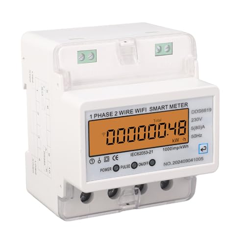 Jectse Din Rail WiFi Meter Meteriete Modion 2 Mettorory Smart Power mit Look-CI-Bildschirm, Off Switch Smart Energy Metter für Echtzeit Jectse Din Rail WiFi Meter Meteriete Modion 2 Mettorory Smart Power mit Look-CI-Bildschirm, Off Switch Smart Energy Metter für Echtzeit von Jectse