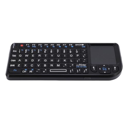 Jectse Drahtlose Tastatur, 2,4 GHz Eingebaute Touchpad, Computer -Tastaturen, 69 Taste Backlight USB Wiederaufladbare Touchpad -Tastatur für PC -Laptop -Tablet, Schwarz Jectse Drahtlose Tastatur, 2,4 GHz Eingebaute Touchpad, Computer -Tastaturen, 69 Taste Backlight USB Wiederaufladbare Touchpad -Tastatur für PC -Laptop -Tablet, Schwarz von Jectse