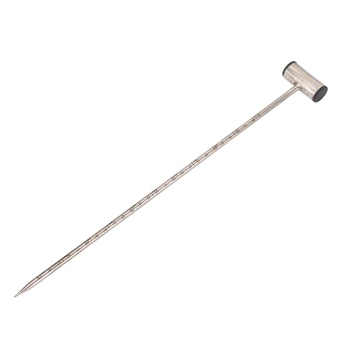 Jectse Edelstahlbodensensor -Sonde Piche Tragbarer Designer für den Probenprobe Probengarten (T -Formgriff) von Jectse