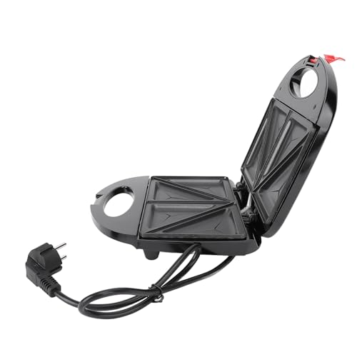 Jectse Electric Maker Machine Schnelle Heiztemperaturregelung Panini Press, Nicht -Stick -Beschichtung, Sicheres Material, Nahrhaftes Frühstück für Familien, Beschäftigte Personen (EU -Stecker 220 V) von Jectse