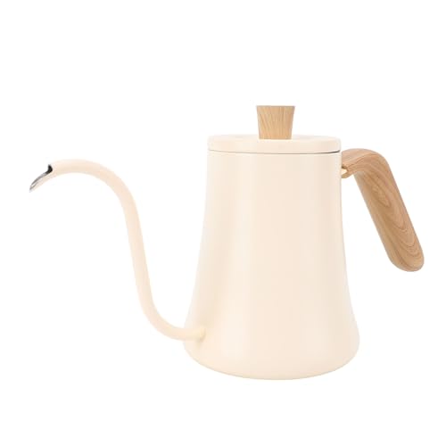 Jectse Ergonomischer Griff über Kaffeekessel 304 Edelstahl -Teekanne Ideal für Tropfkaffee -Enthusiasten von Jectse