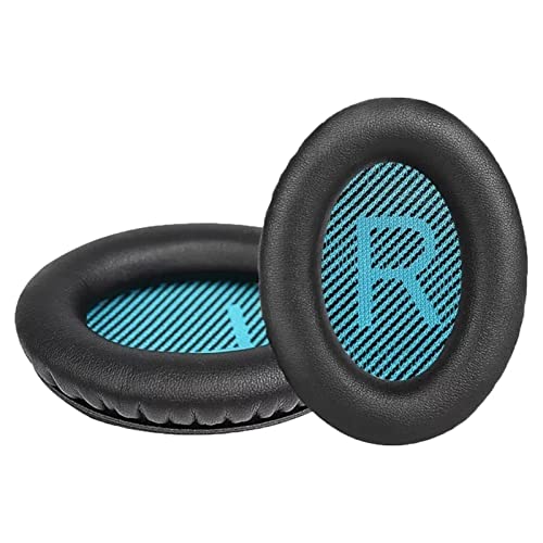 Jectse Ersatz-ohrpolster, 2 Professionelle Koopfhörer-Ohrpolster-Kissen-Kit, Weicher, Vermächtnis Schwamm, Leder-Koopfhörerpolster für QC15 QC25 QC35 AE2 AE2I AE2W von Jectse
