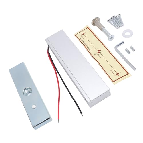 Jectse Fail Safe NC -Modus Elektrisches Magnet -Tür Schloss 180 Kg/350 Lbs Halten Kraft DC12V Kit, Oberflächen Montiert, Metalltüren, 1 Set Jectse Fail Safe NC -Modus Elektrisches Magnet -Tür Schloss 180 Kg/350 Lbs Halten Kraft DC12V Kit, Oberflächen Montiert, Metalltüren, 1 Set von Jectse