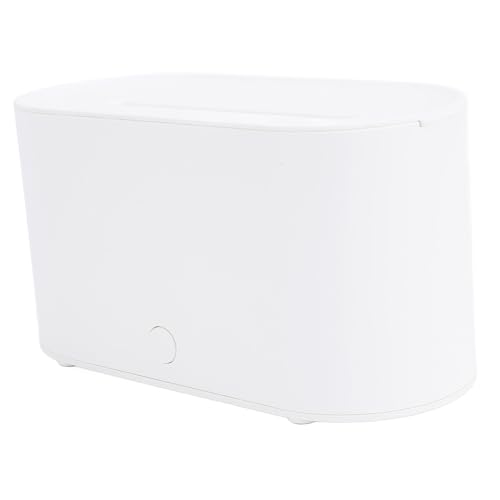 Jectse Flammaromatherapie Diffusor des Stillen ätherischen Öldiffusors für Home Office mit 7 Automatischen Flammenfarben 130 Ml (WHITE) von Jectse