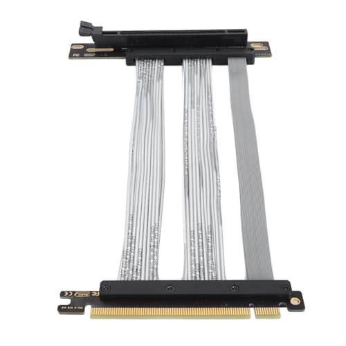 Jectse Flexibles PCIE-Verlängerungskabel, Gute Kompatibilität, PCIE4.0x16-Riser-Kabel mit Abdeckung für Grafikkarten von Jectse