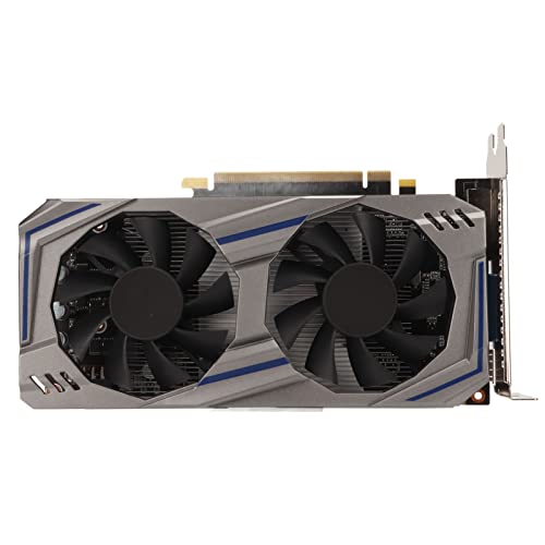 Jectse GTX550Ti Grafikkarte, 8 GB 128 BIT GDDR5 PCI Express 2.0 Diskrete Gaming-Grafikkarte mit Zwei Lüftern, 3400 MHz Speicherfrequenz für HDMI VGA DVI SLI für Desktop-Computer-Gaming-GP von Jectse