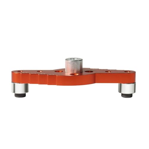 Jectse Gerade Lochbohrer -Jig -Set Effizient für die Installation der Floatenden Regalhalterung, Vielseitiger Gebrauch für Tischler, 4 Bohrerbits/4 Bohrerbuchsen von Jectse