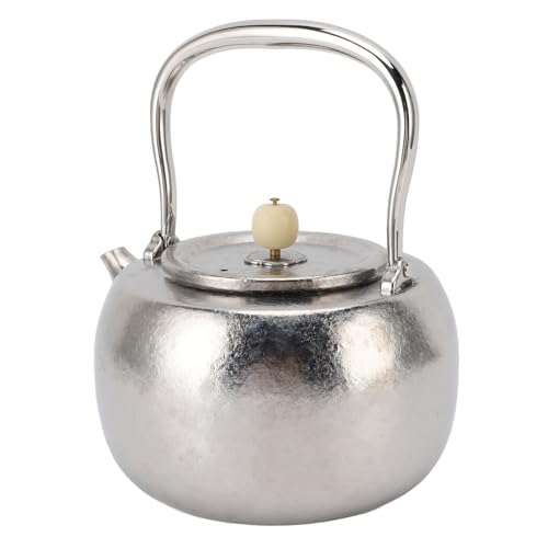 Jectse Herd Teekessel 1100 Ml Leicht zu Reinig zu Reinigen, die Reine Ti -Teekanne für Camping Im Freien, Edelstahl Griff Brewing Kessel für Gasherde Jectse Herd Teekessel 1100 Ml Leicht zu Reinig zu Reinigen, die Reine Ti -Teekanne für Camping Im Freien, Edelstahl Griff Brewing Kessel für Gasherde von Jectse