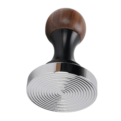 Jectse Hoch -End -Walnussholz Holz Tropfen Falai Nachhaltiger Professioneller Power Falai für Kaffeeliebhaber (53 mm/2.09in) von Jectse