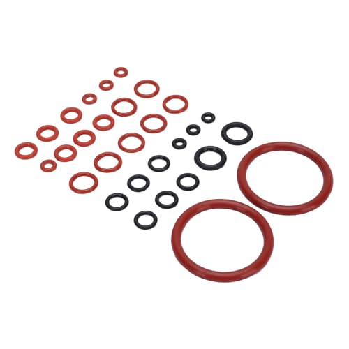 Jectse Kaffeemaschine O Hohe Haltbarkeitsschleifenkit Zum Ersetzen von Schwarzen und Roten Silikonfugen - 15 Pack für Kaffeeliebhaber (30PCS) von Jectse