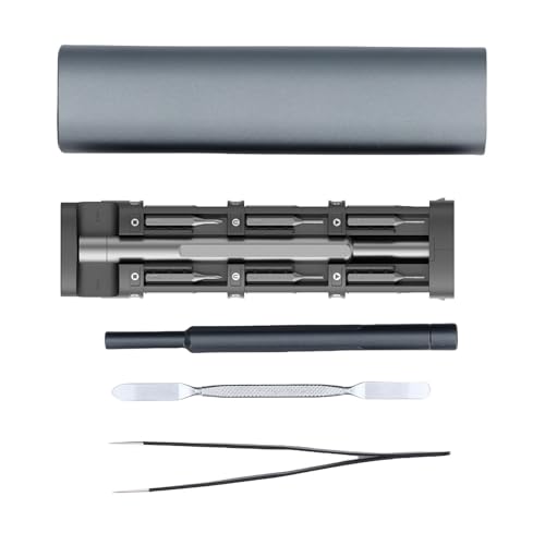 Jectse Kleiner Präziser Schraubendreher -Set 42 PCS S2 Stahlbits Reparaturwerkzeugkit für Telefonlaptop -Uhr Kamera Jectse Kleiner Präziser Schraubendreher -Set 42 PCS S2 Stahlbits Reparaturwerkzeugkit für Telefonlaptop -Uhr Kamera von Jectse