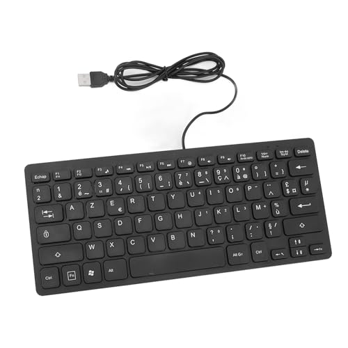 Jectse Language Ultra-Slim-Tastatur, Spritzwassergeschützte Zweisprachige Sprachtastatur, Englisch, Plug-and-Play, Lautloses Tippen, 78 Tasten für Zweisprachige Benutzer für den Jectse Language Ultra-Slim-Tastatur, Spritzwassergeschützte Zweisprachige Sprachtastatur, Englisch, Plug-and-Play, Lautloses Tippen, 78 Tasten für Zweisprachige Benutzer für den von Jectse