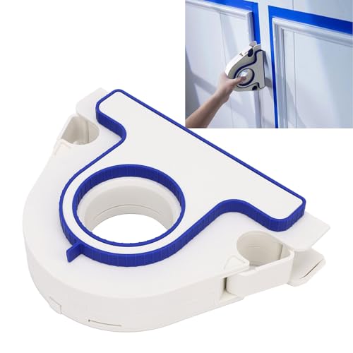 Jectse Masking -Aufkleber -Applikator, Klebebandspender Cutter für Trimmfenster -Türrahmen, Erzeugt eine Präzise Überlappungsverlängerung mit Einzigartigen Zubehör, Einzelhandbetrieb von Jectse