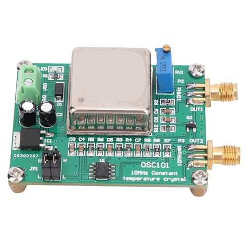 Jectse OCXO 10 MHz Frequenzstandard -Referenzmodul, Frequenzreferenzsignalquelle, Kristalloszillatorkonstante Temperaturplatine Frequenzmessgerät für Instrument von Jectse