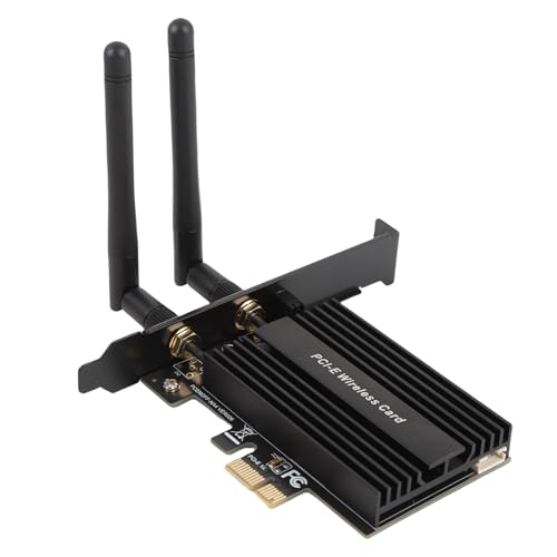 Jectse PCI-E-drahtloser Netzwerkkarten-Adapter, PCI-E Bis NGFF M.2 WiFi-Modul 5.0 Harzeisen für PC Jectse PCI-E-drahtloser Netzwerkkarten-Adapter, PCI-E Bis NGFF M.2 WiFi-Modul 5.0 Harzeisen für PC von Jectse