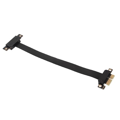 Jectse PCIE 1x Extension Ribbon für Hochgeschwindigkeitsübertragung, Beweglich, Plug-and-Play, Reine Kupferverzinnung, Breite Anwendung (10cm) von Jectse