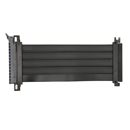 Jectse PCIE 4.0 X16 Riser-Kabel, 128 Gbit/s Hochgeschwindigkeits-rechtwinkliges PCIE 4.0 X16 Extender-Riser-Kabel Plug-and-Play PCIE-Riser-Kabel GPU-Verlängerungskabel für Grafikkarte Jectse PCIE 4.0 X16 Riser-Kabel, 128 Gbit/s Hochgeschwindigkeits-rechtwinkliges PCIE 4.0 X16 Extender-Riser-Kabel Plug-and-Play PCIE-Riser-Kabel GPU-Verlängerungskabel für Grafikkarte von Jectse