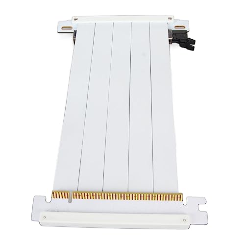 Jectse PCIE 4.0 X16 Riser-Kabel, Hochgeschwindigkeits-GPU-Extender-Riser-Kabel, Doppelseitiges PCIE 4.0-Verlängerungskabel, 180° Flexibles Extender-Riser-Kabel für RTX 4090 für RX 7900 von Jectse