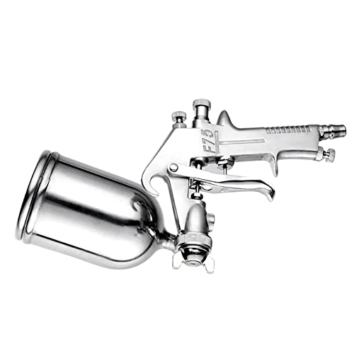 Jectse Pneumatische Farbspritzpistole, 400-ml-Topf, Gleimmäßiges und Feines Spreuhen, Flexibler Bneb, Aluminiumlegierung AUS AUS von Jectse