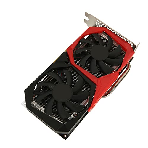 Jectse RTX2060 Grafikkarte, 6G GDDR6 192Bit Doppellüfter 14000MHz 8K HDR und PCB Grafikkarte Gaming Grafikkarte Computer Grafikkarte für GeForce RTX 2060 Jectse RTX2060 Grafikkarte, 6G GDDR6 192Bit Doppellüfter 14000MHz 8K HDR und PCB Grafikkarte Gaming Grafikkarte Computer Grafikkarte für GeForce RTX 2060 von Jectse