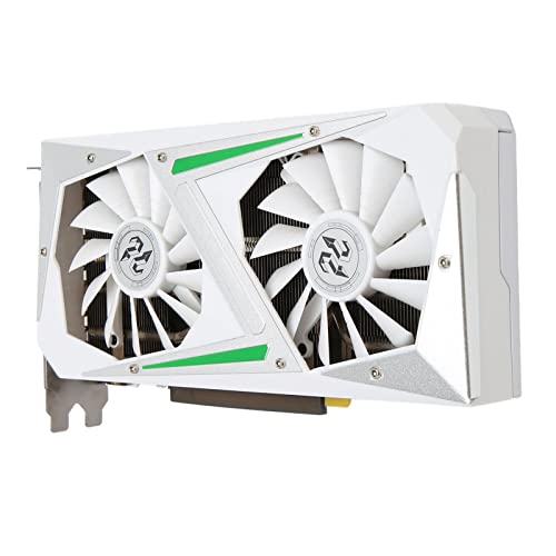 Jectse RTX3060TI-Grafikkarte, 8 GB GDDR6 258-Bit-Desktop-Gaming-Grafikkarte mit Zwei Lüftern, 1410 MHz 8750 MHz Kernfrequenz, PCI Express 3.0-Steckplatz, Computer-Gaming-GPU von Jectse