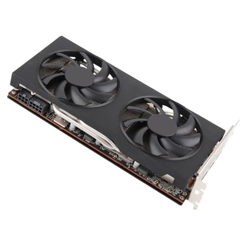 Jectse RX5500XT 8 GB GDDR6 256-Bit-Grafikkarte, Leistungsstarke Grafik, Dual-Lüfter, PCI Express 4.0, für Büro, Gaming Jectse RX5500XT 8 GB GDDR6 256-Bit-Grafikkarte, Leistungsstarke Grafik, Dual-Lüfter, PCI Express 4.0, für Büro, Gaming von Jectse