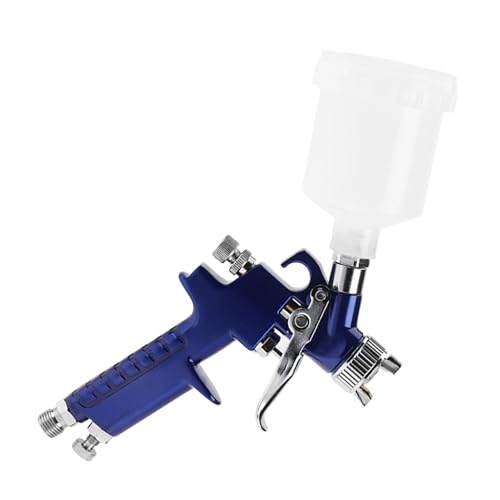 Jectse Schwerkraft-prspritzpistole, 125 Ml Mini-Stritzpistole, Glatte Oberflächenbhandle, 0,8–1,0 Mm Düse für Möbel, Blielzug, Instrumentenmalerei, Automobile (H-2000a 0,8 mm) von Jectse