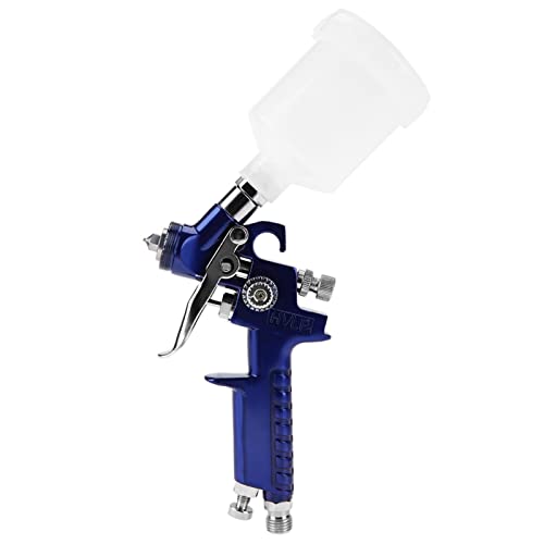 Jectse Schwerkraft-prspritzpistole, 125 Ml Mini-Stritzpistole, Glatte Oberflächenbhandle, 0,8–1,0 Mm Düse für Möbel, Blielzug, Instrumentenmalerei, Automobile (H-2000a 1,0 mm) von Jectse