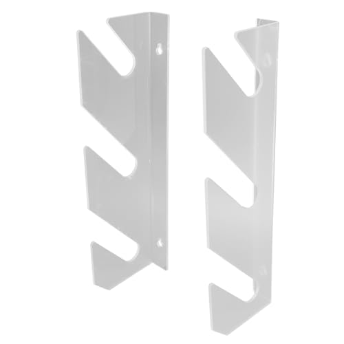 Jectse Skateboard -Wandmontage 3 -Tier Acryl Display Rack für Longboards Snowboards, Einfache Installation für Wohnzimmer Büro Garage Schlafzimmer von Jectse