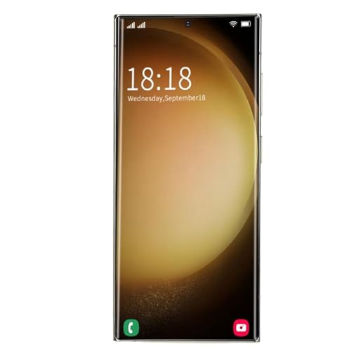 Jectse Smartphone mit Großem Akku, 6,8-Zoll-Incell-Bildschirm, Stylus, Deca-Core-CPU, 4G-Smartphone mit Schutzhülle für den Täglichen Gebrauch (White) von Jectse