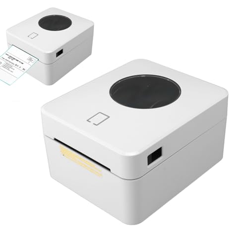 Jectse Thermo-Etikettendrucker, 2x10 110mm/s Hochgeschwindigkeit 25-100mm 203 DPI USB Versand-Etikettendrucker für für OS X für Versandpakete, Kommerzieller von Jectse