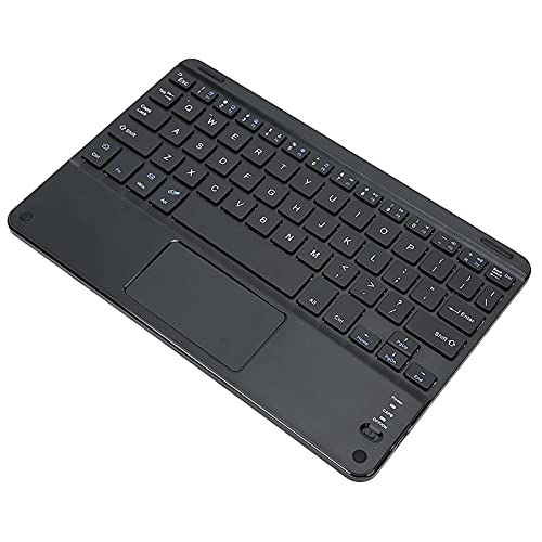 Jectse Touchpad-Tastatur, 9-Zoll-USB-Funktastatur, Scherenfüße-Design -Touchpad-Tastatur, Stromsparender Akku mit Großer Kapazität Laptop -Tastatur für Android IOS Windows von Jectse
