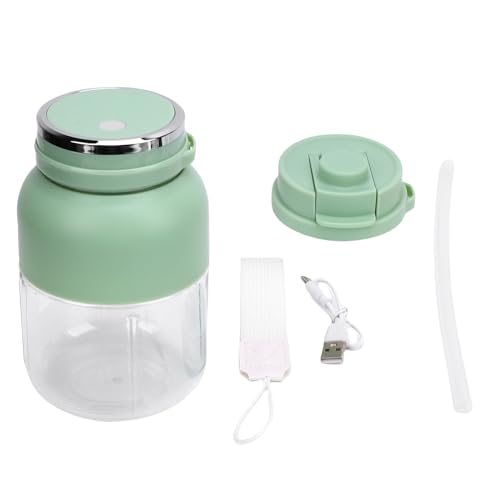 Jectse Tragbarer Mixer, Elektrischer Persönlicher Mixer für Shakes Smoothies Cordless Ladargable Juicer Cup, 800 Ml Kapazität, Hohe Saft -Extraktionsrate, Einfach zu Reinigen von Jectse