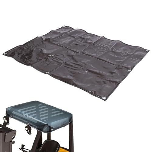Jectse Universal Getönte Klare Gabelstapler Abdeckung, Sonnenregen-Wasserdicht-Schutzs Chale PVC 53x45in 50% Transparenz, Icher, Kratz Schutz, 5m Seil für 6000 Lb Gabelstapler Jectse Universal Getönte Klare Gabelstapler Abdeckung, Sonnenregen-Wasserdicht-Schutzs Chale PVC 53x45in 50% Transparenz, Icher, Kratz Schutz, 5m Seil für 6000 Lb Gabelstapler von Jectse