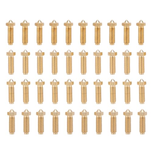 Jectse Vielseitige Extrusion 3D -Druckerdüse Set mit Messingkonstruktion - 40pcs Düsen Kompatibel mit Kobra S1 Ideal für Enthusiasten und Profis von Jectse