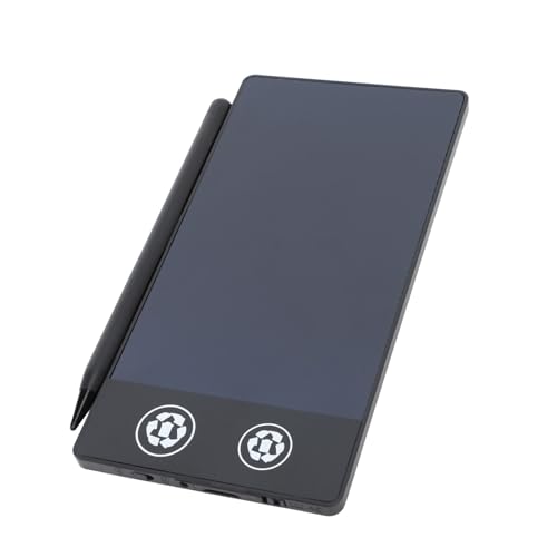 LCD-Schreibtablett, 6,5-Zoll-Zeichentablett für Kinder, Doodle-Brett, Löschbares, Wiederverwendbares Zeichenbrett, Schreib- und Zeichenblock, Handbemaltes Graffiti-Pad, (Black) von Jectse