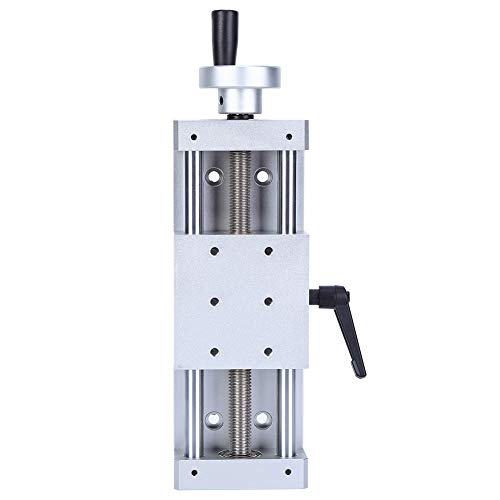 Manueller Linearschlitten，Aluminiumlegierung hoher Genauigkeit Linearschienenbühnenkreuz Linearschienentisch 80 * 80 mm，verbreitet in Produktionsmaschinen，Inspektionsgeräten usw.(100mm) von Jectse